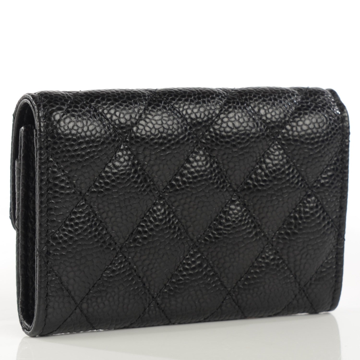 Chanel Caviar Quilted Coin Purse Black 3 of 9
