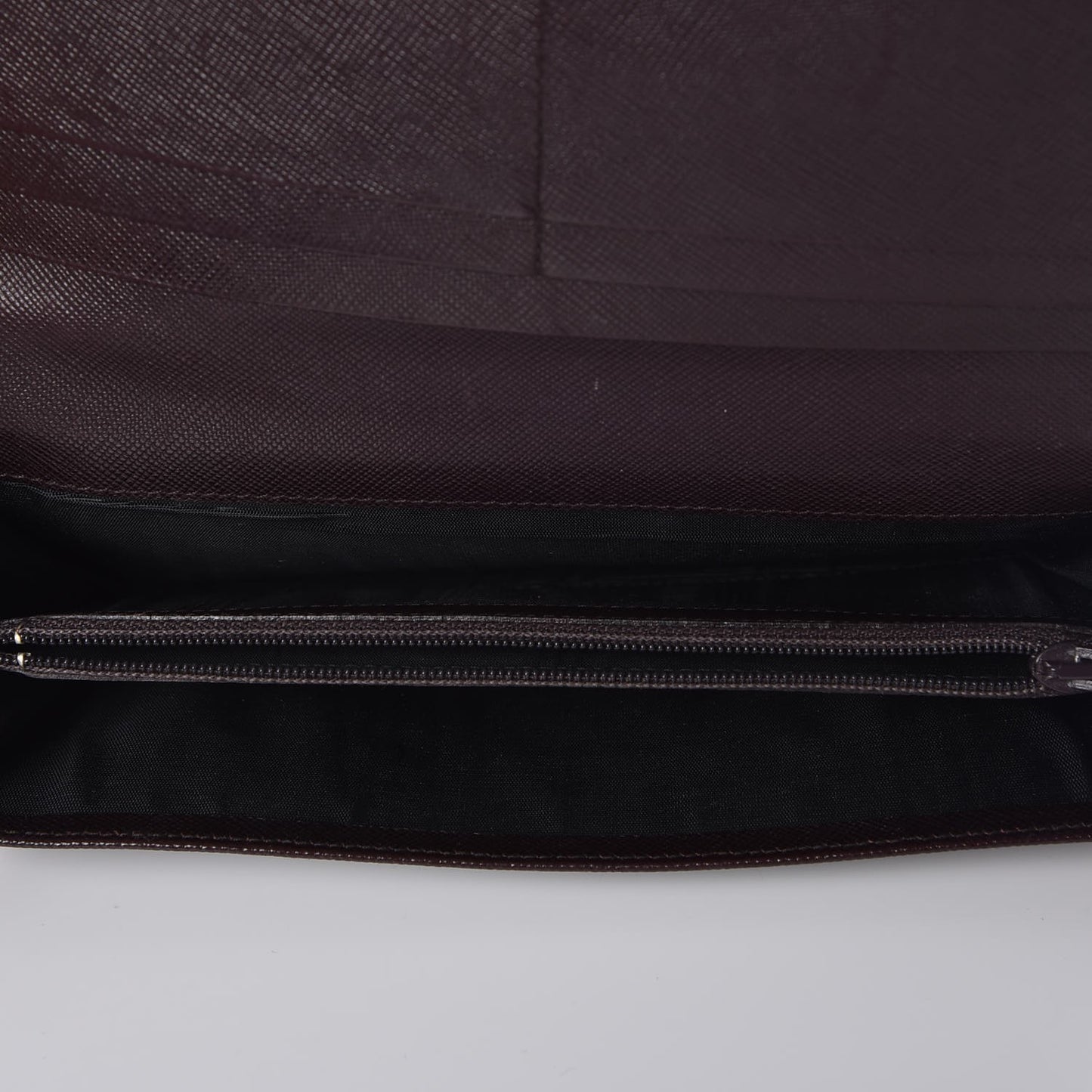 Tessuto Nylon Continental Flap Wallet Ebano