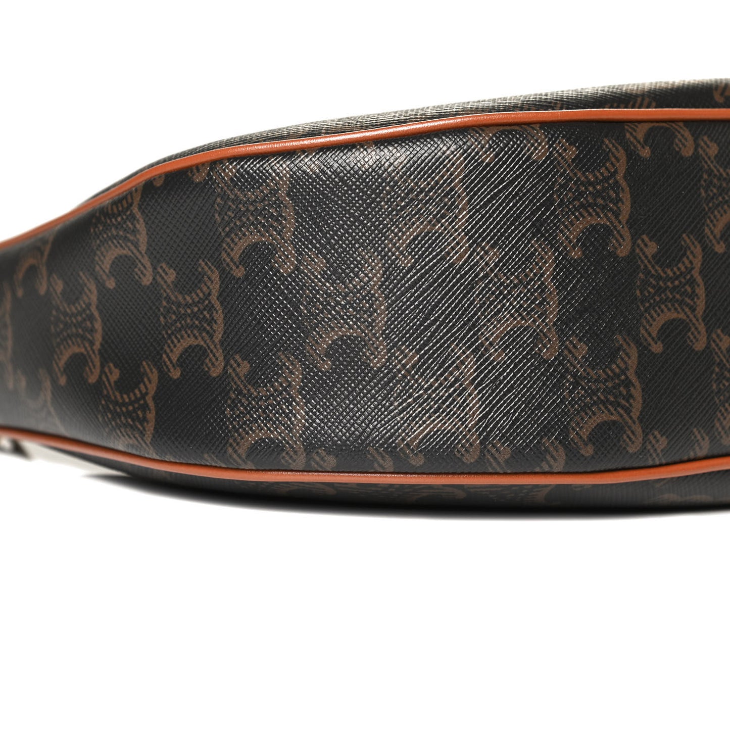 Triomphe Canvas Calfskin Ava Shoulder Bag Tan