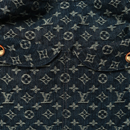 Louis Vuitton Denim Daily GM Gris Blue 7 of 9