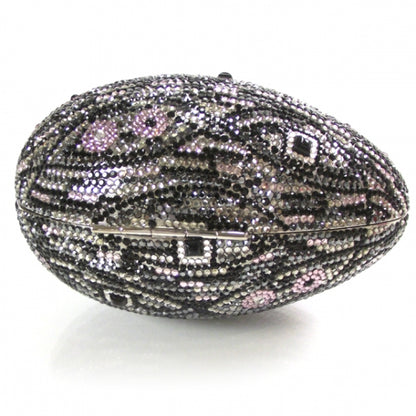 Judith Leiber Swarovski Crystal Egg Minaudiere Clutch 4 of 6