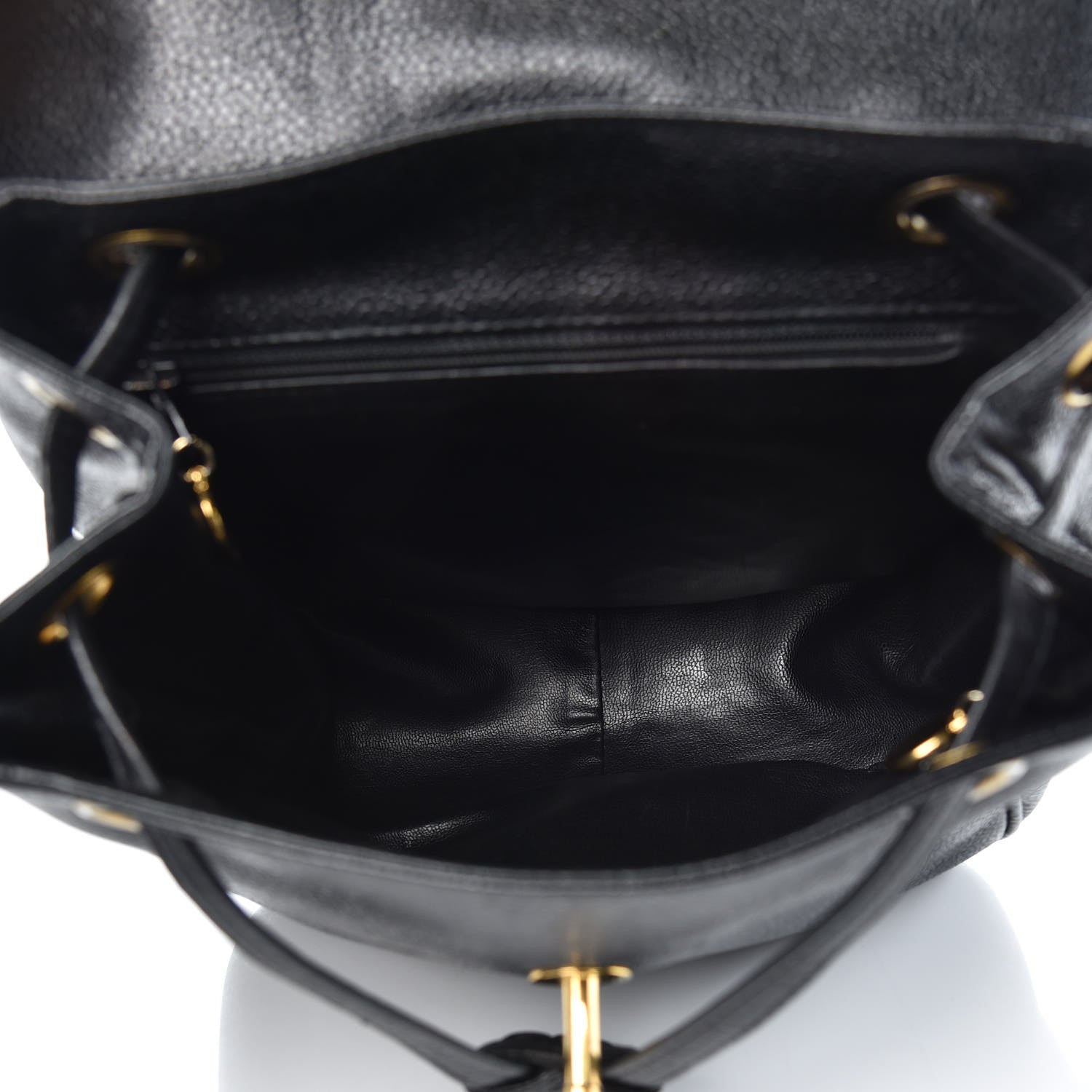 Chanel Caviar CC Backpack Black 5 of 13
