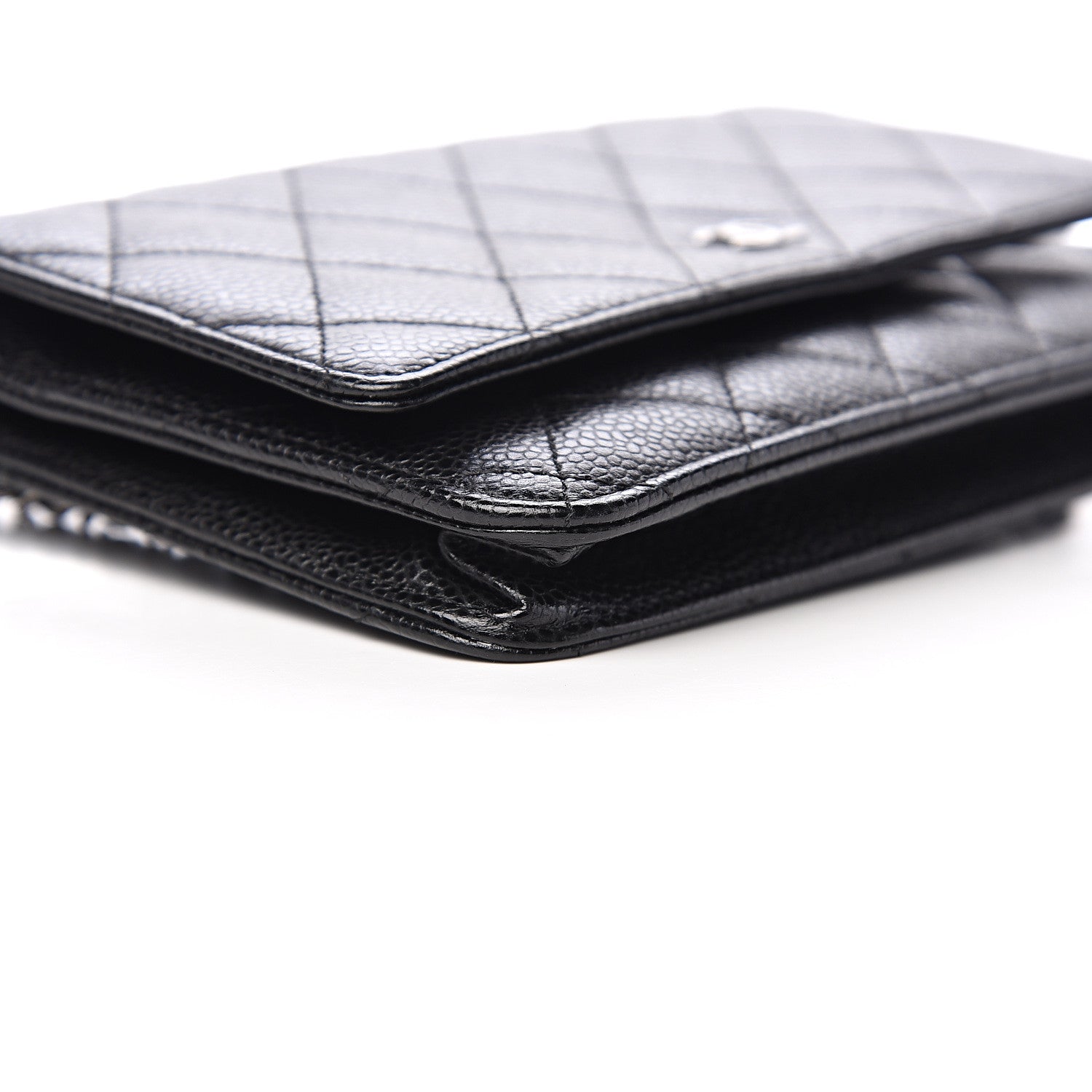 Chanel Caviar Quilted Wallet On Chain WOC Black 8 of 11