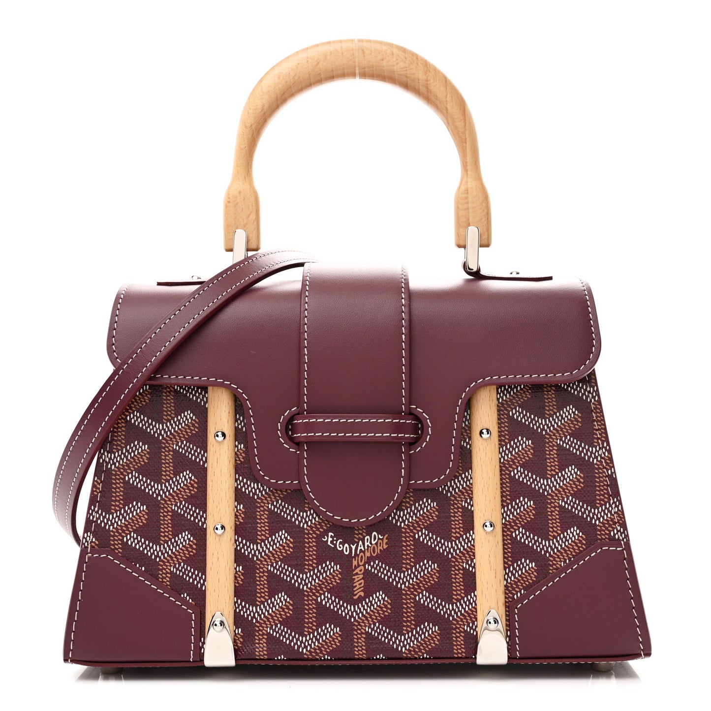 Goyardine Structure Mini Saigon Burgundy