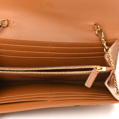 MCM Visetos Large Patricia Wallet On Chain Cognac 7 of 8
