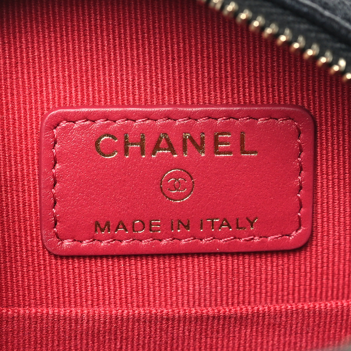 Chanel Lambskin Quilted Chanel 19 Round Clutch With Chain Black 5 of 9