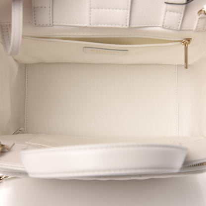 Chanel Caviar Quilted Small Business Affinity Shopping Bag White 5 of 11