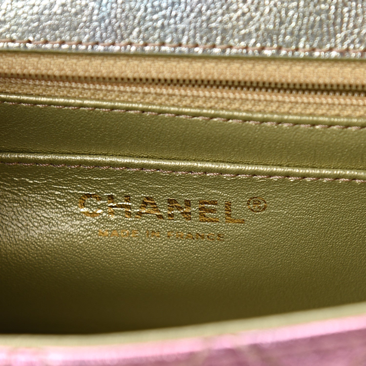 Chanel Metallic Goatskin Quilted Mini 2.55 Reissue Flap Multicolor 5 of 8