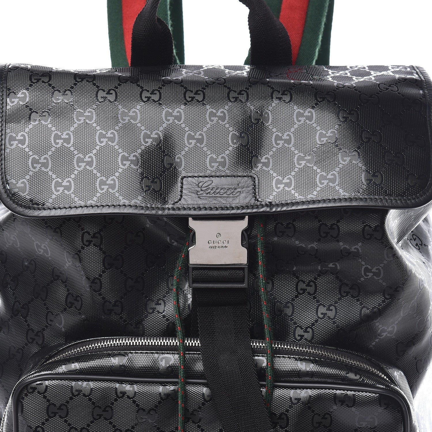 Gucci Imprime Monogram Web 500 Backpack Black 11 of 11