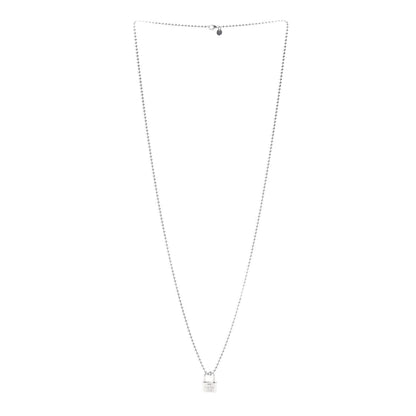 Tiffany Sterling Silver 1837 Lock Charm Pendant Necklace 3 of 5