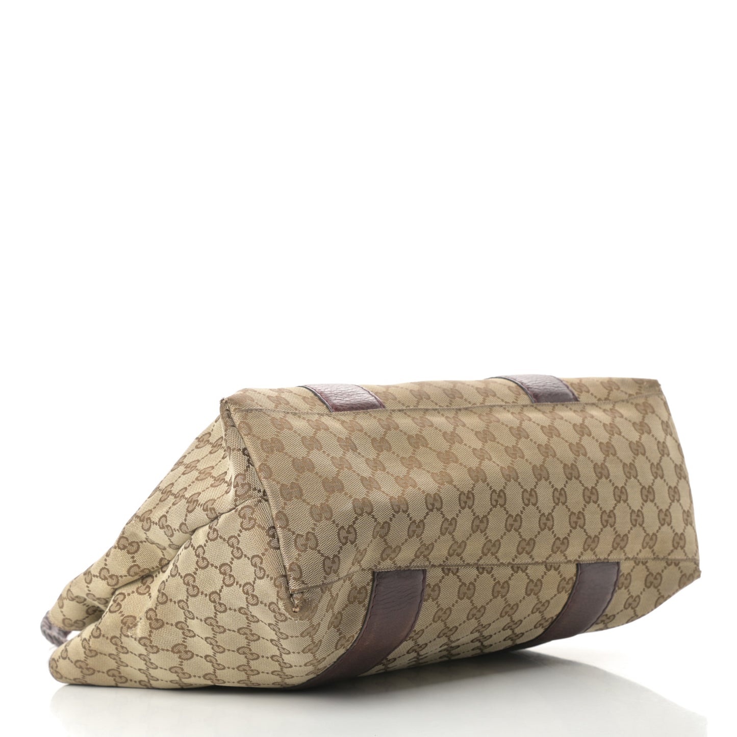 Monogram Medium Bamboo Bar Tote Brown