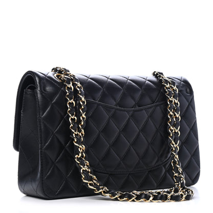 Chanel Lambskin Quilted Medium Double Flap Black 2 of 4