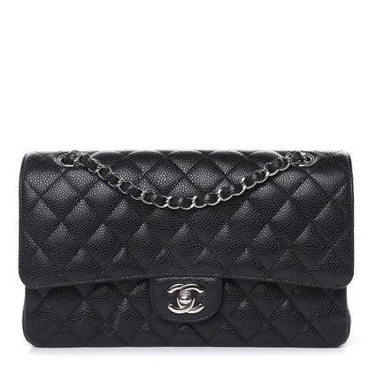 Chanel Caviar Quilted Medium Double Flap Black 1 of 11