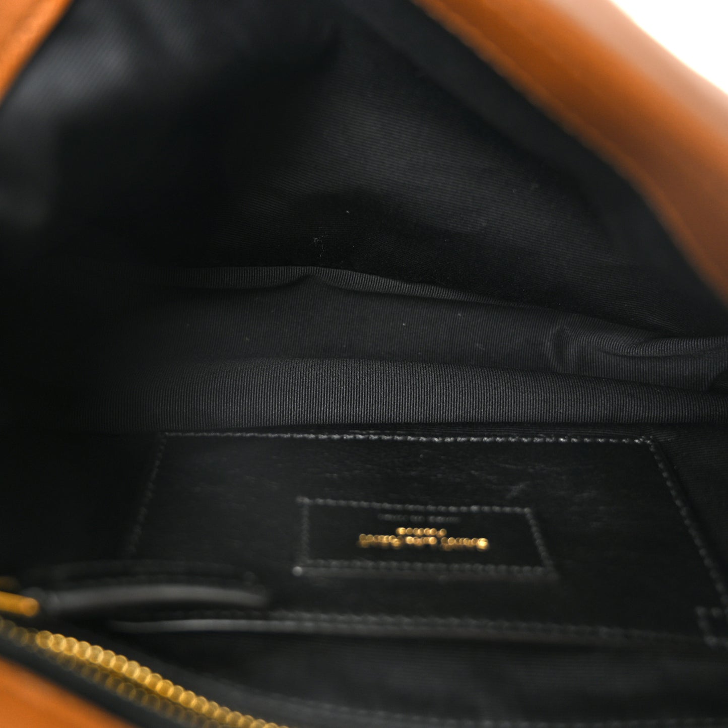 Lambskin Matelasse Monogram Small Jamie 4.3 Light Fox