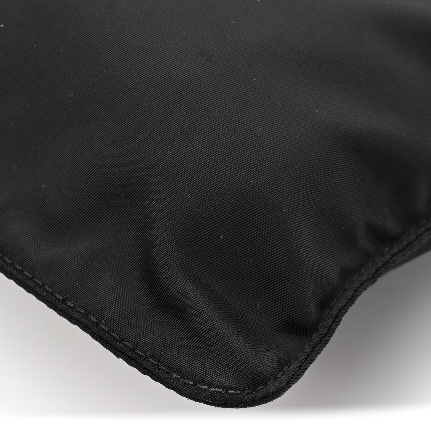 Nylon Vela Flat Messenger Bag Black
