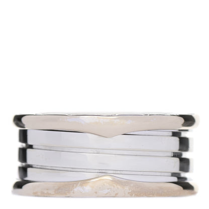 Bulgari 18K White Gold B.Zero1 Four-Band Ring 61 9.5 1 of 7