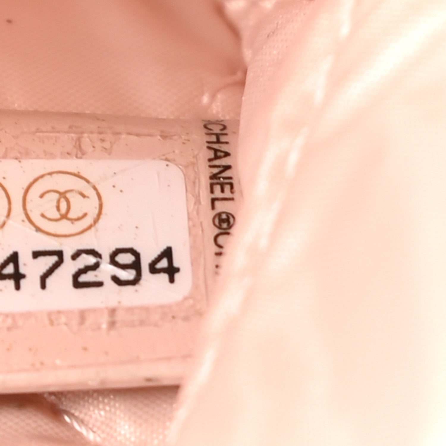 Chanel Caviar Quilted Small Curvy Pouch Cosmetic Case Light Pink 7 of 8