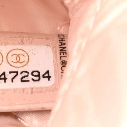 Chanel Caviar Quilted Small Curvy Pouch Cosmetic Case Light Pink 7 of 8