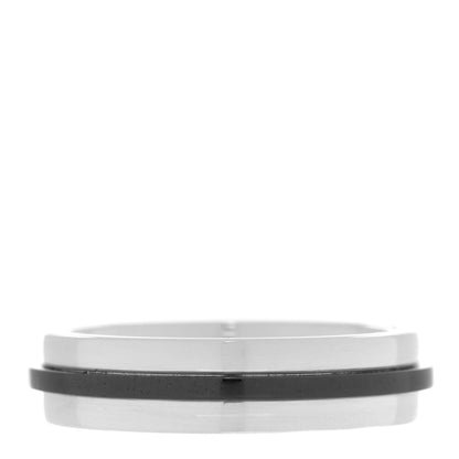 Tiffany Sterling Silver Titanium T Two Ring 60 9 3 of 4