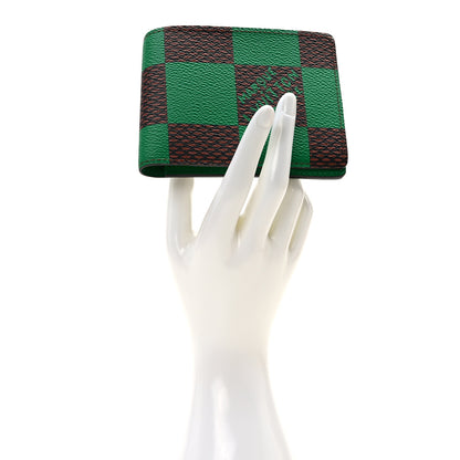 Louis Vuitton Damier Pop Multiple Wallet Green 2 of 7