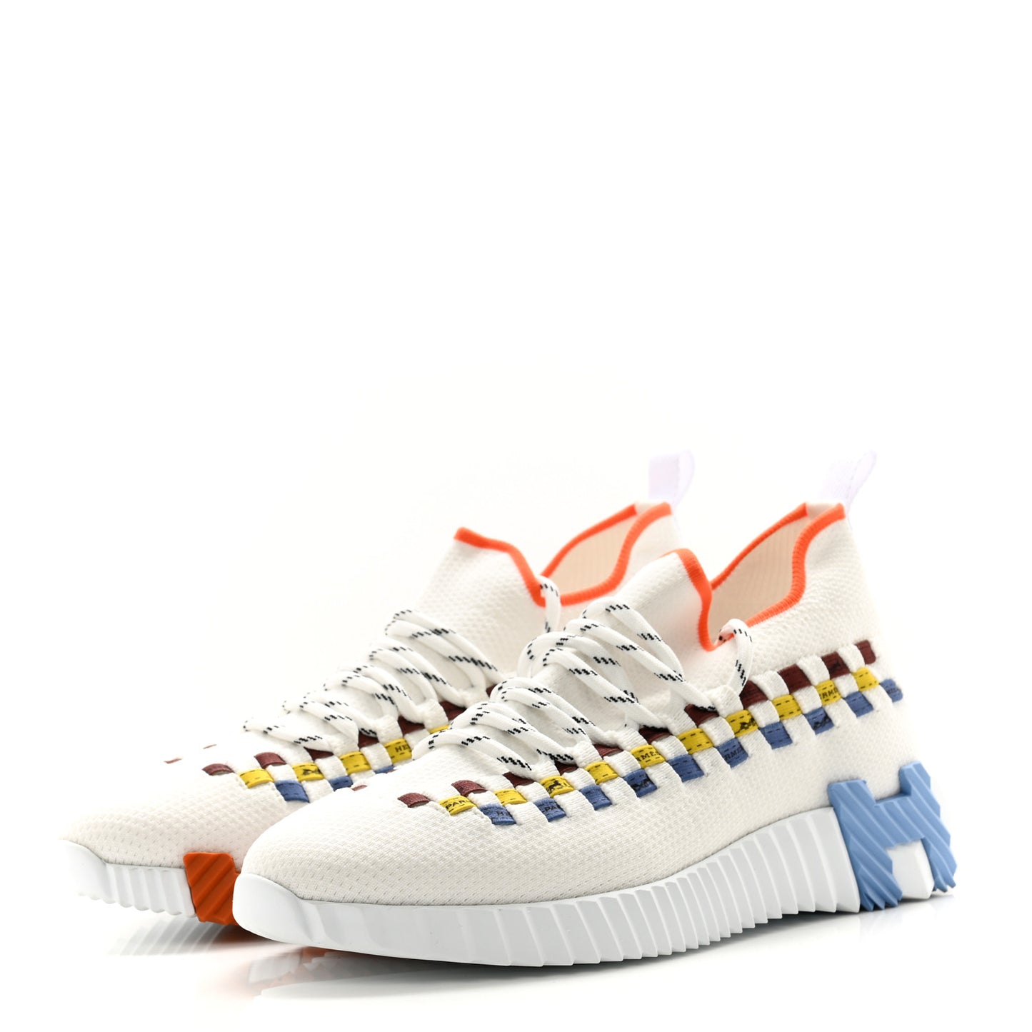 Technical Canvas Womens Flex Slip-On Sneaker 36 Multicolor White