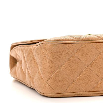 Chanel Caviar Quilted Small Single Flap Beige 4 of 13
