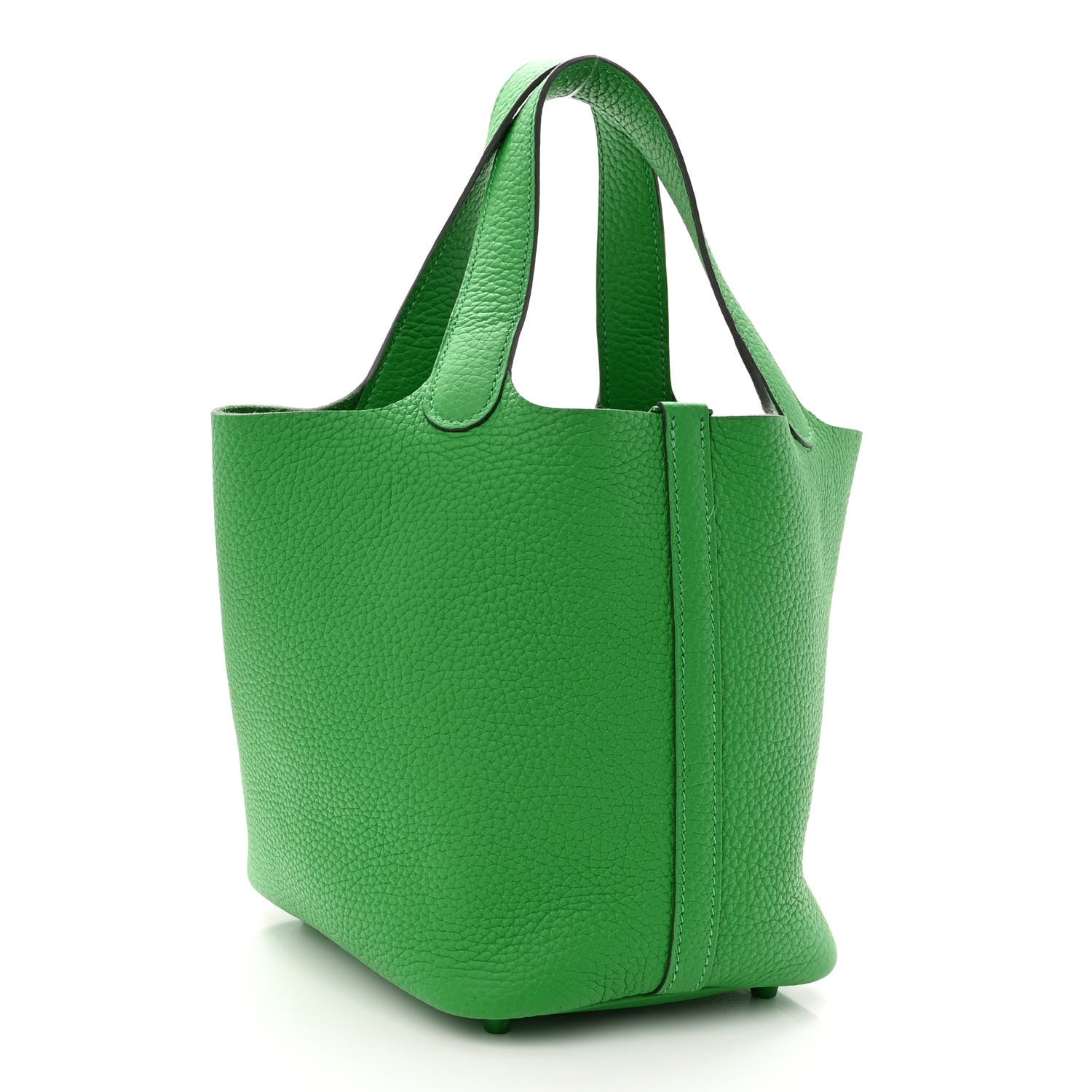 Hermes Taurillon Clemence Monochrome Picotin Lock 18 PM Bambou 3 of 10