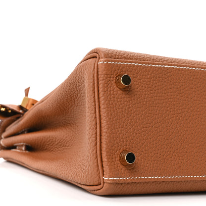 Hermes Togo Kelly Retourne 25 Gold 8 of 10