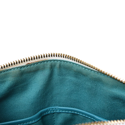 Burberry Haymarket Check Medium Alchester Bowling Bag White Aqua 11 of 21