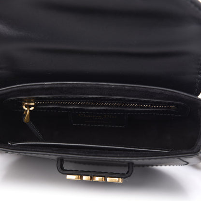 Christian Dior Calfskin Mini D Fence Saddle Bag Black 5 of 10