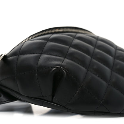 Chanel Calfskin Quilted Waist Belt Bag Black 8 of 9