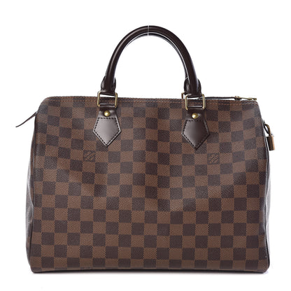 Louis Vuitton Damier Ebene Speedy 30 1 of 9