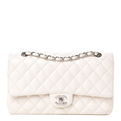Chanel Caviar Quilted Medium Double Flap White 1 of 29