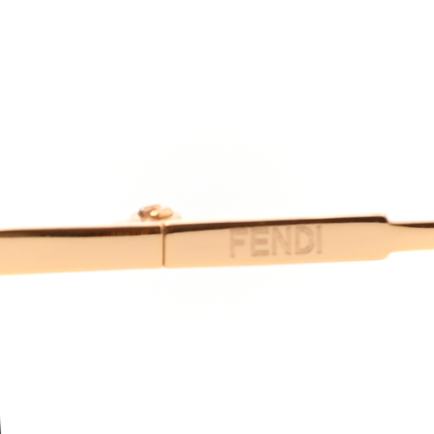 Fendi Metal Mirrored Eyeline Sunglasses FF 0193/S Matte Gold 7 of 7