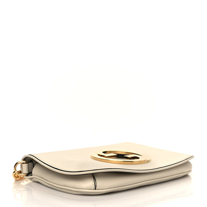 Gucci Roxy Calfskin Blondie Chain Shoulder Flap Bag Mystic White 4 of 6