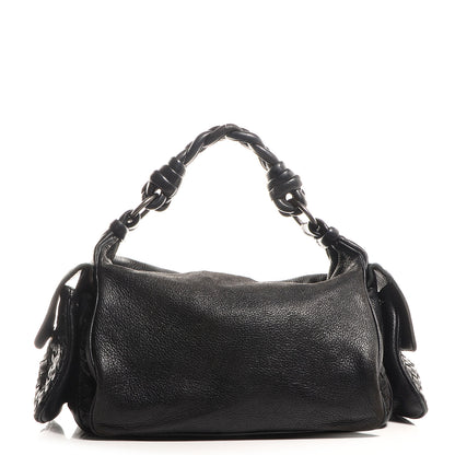 Bottega Veneta Cervo Cocker Hobo Nero Black 1 of 8