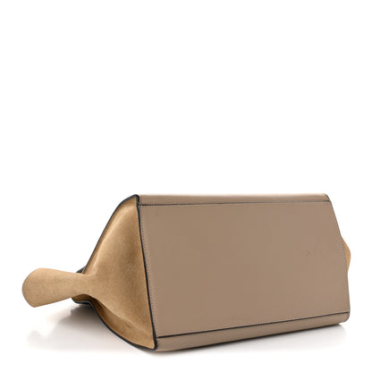 Celine Drummed Calfskin Suede Medium Trapeze Dune 4 of 11