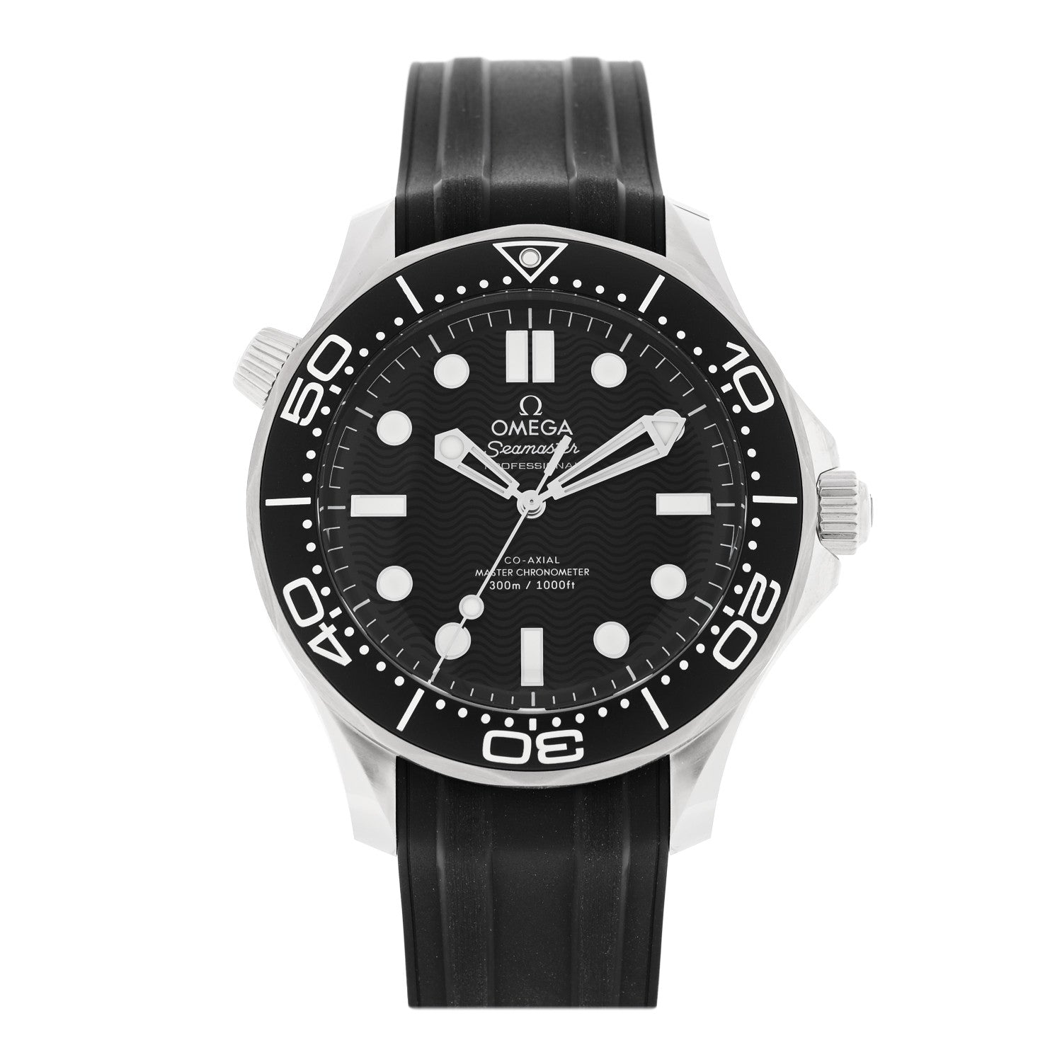 Omega Stainless Steel Rubber 42mm Seamaster Diver 300M Co-Axial Master Chronometer Automatic Watch Black 210.32.42.20.01.003 1 of 5
