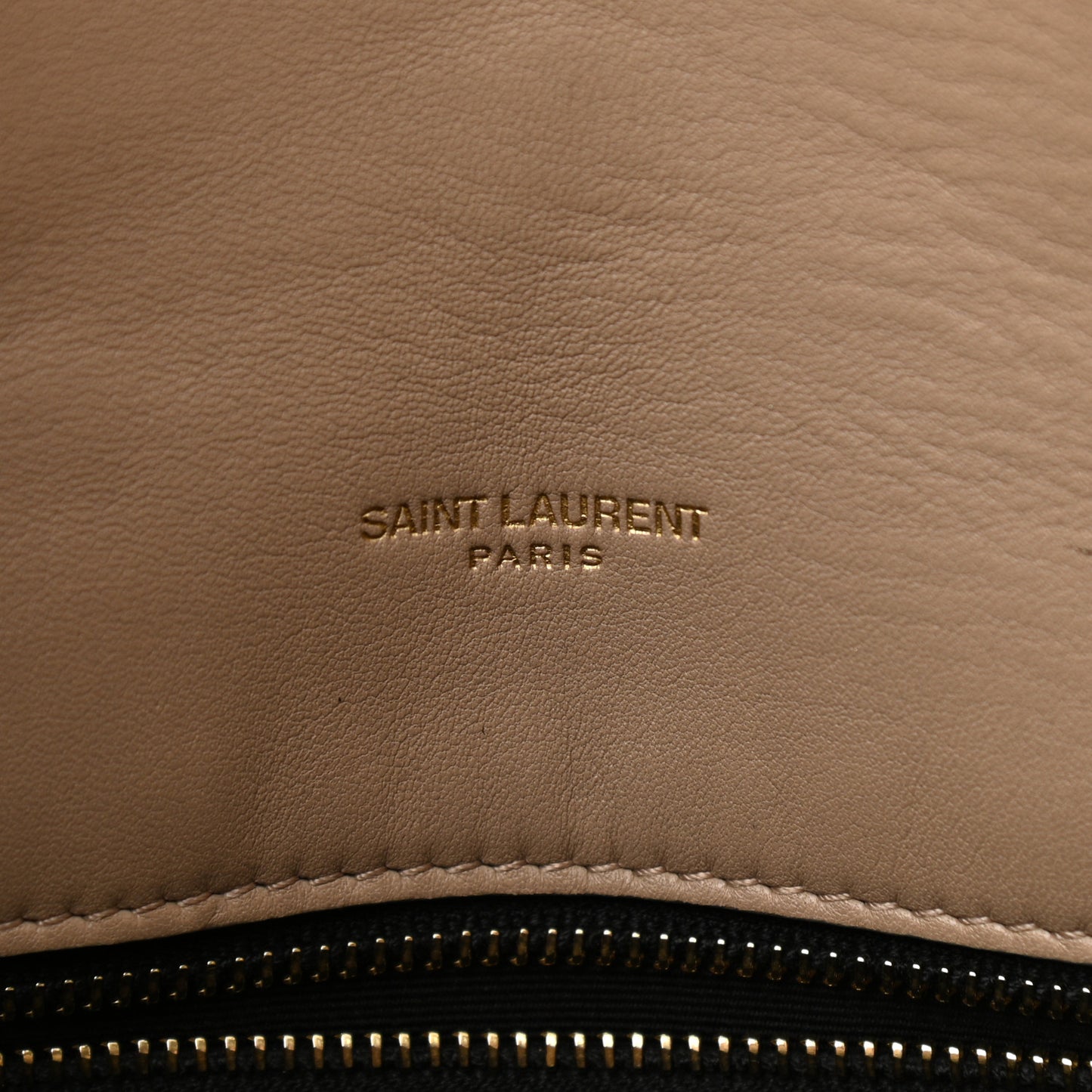 Lambskin Quilted Medium Loulou Puffer Monogram Chain Satchel Dark Beige