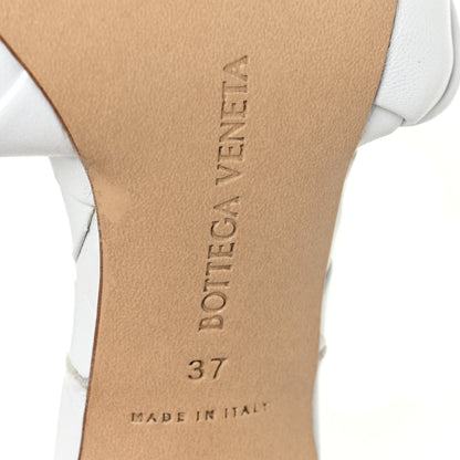 Bottega Veneta Nappa Maxi Intrecciato Lido Mule Sandals 37 Optic White 10 of 15