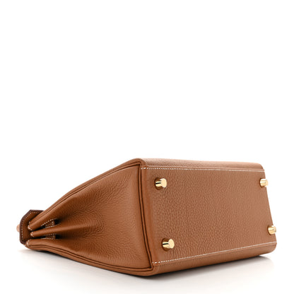 Hermes Togo Kelly Retourne 25 Gold 4 of 11