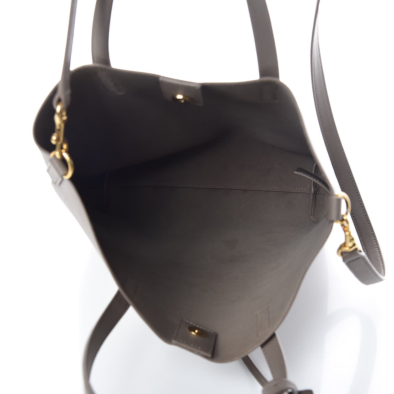 Saint Laurent Calfskin Toy Shopping Tote Light Natural 5 of 12