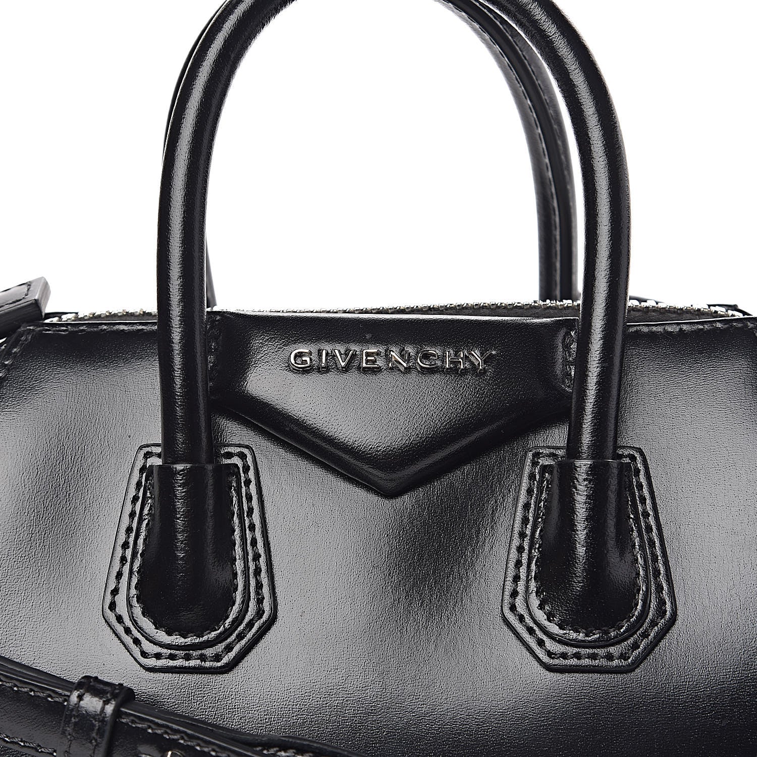 Givenchy Shiny Lord Calfskin Mini Antigona Black 10 of 10
