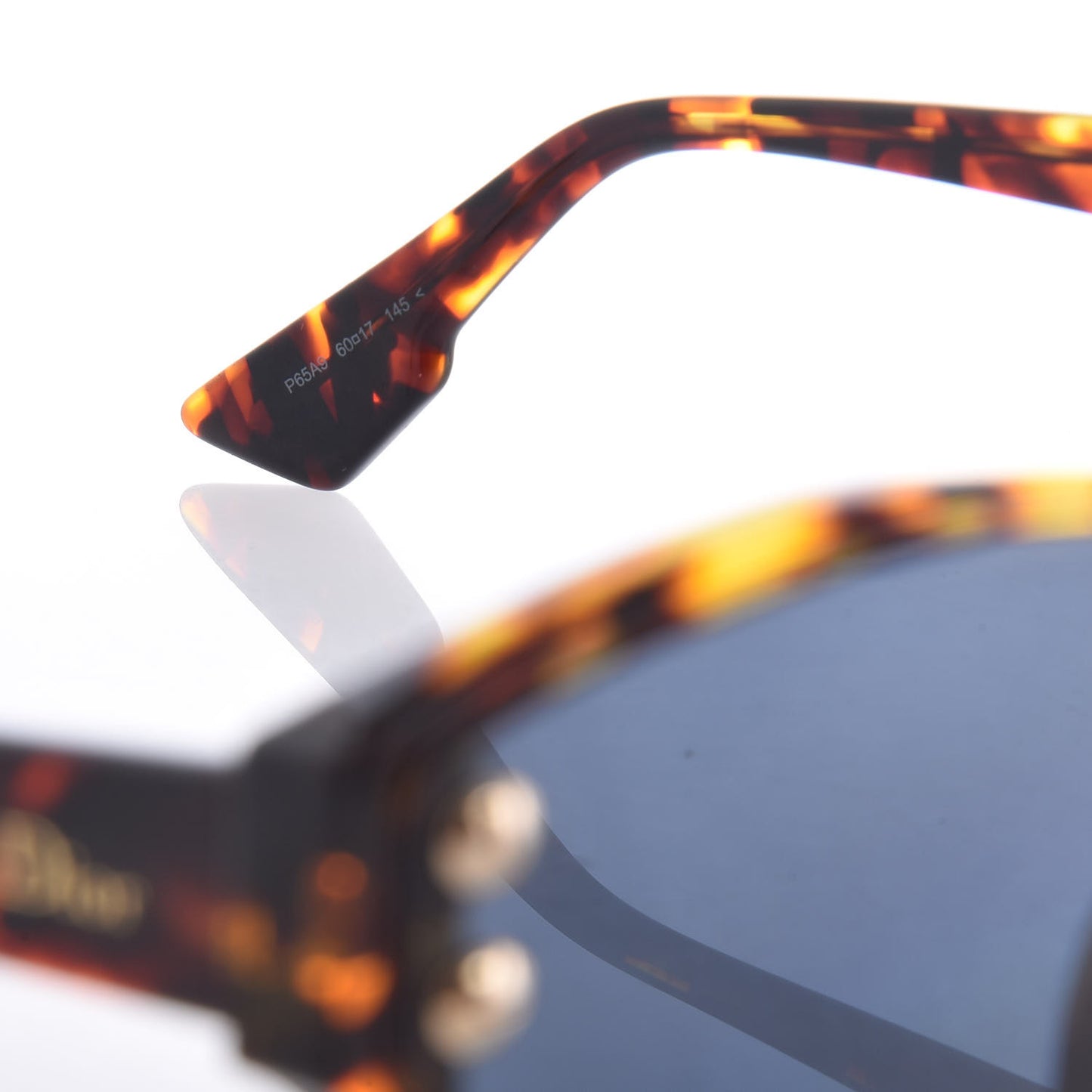 DiorAdd3 Monochromatic Studded Sunglasses Brown Havana