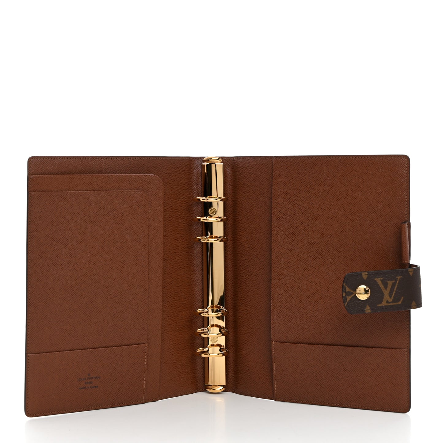 Monogram Large Ring Agenda Cover