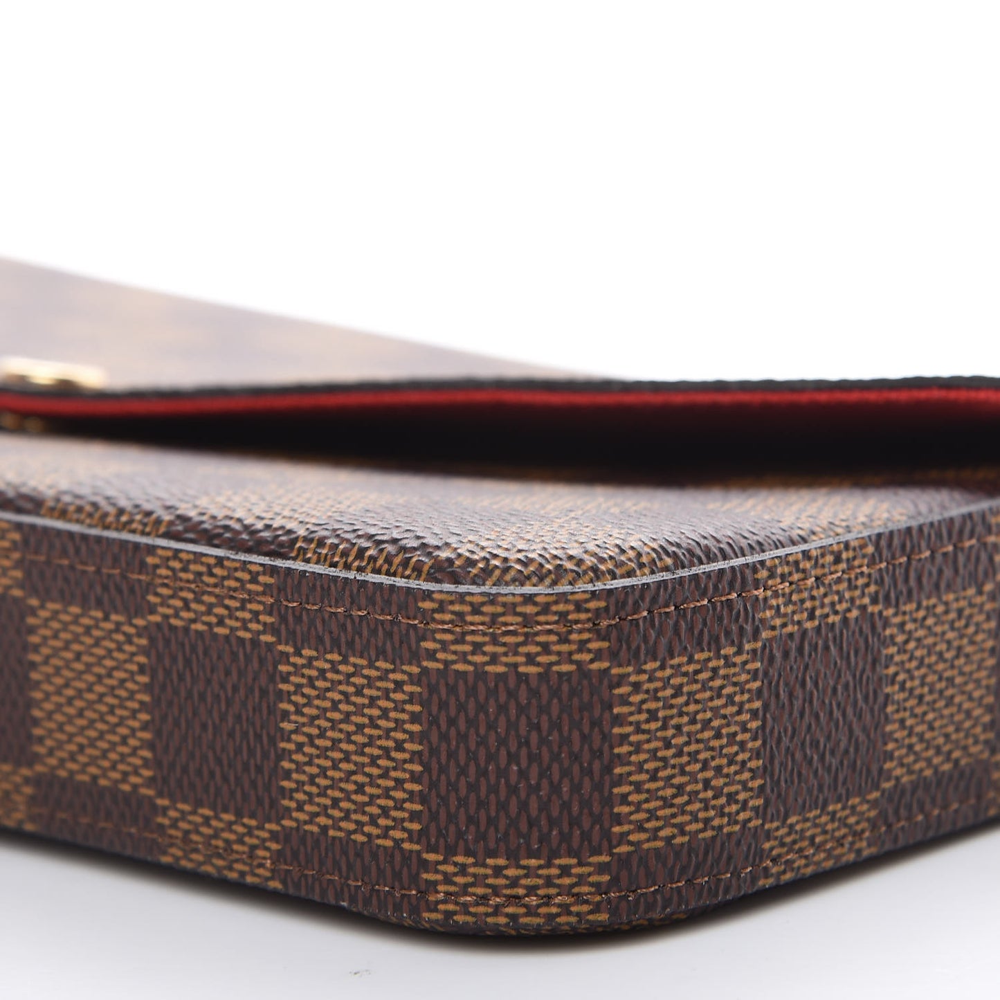 Damier Ebene Pochette Felicie Chain Wallet
