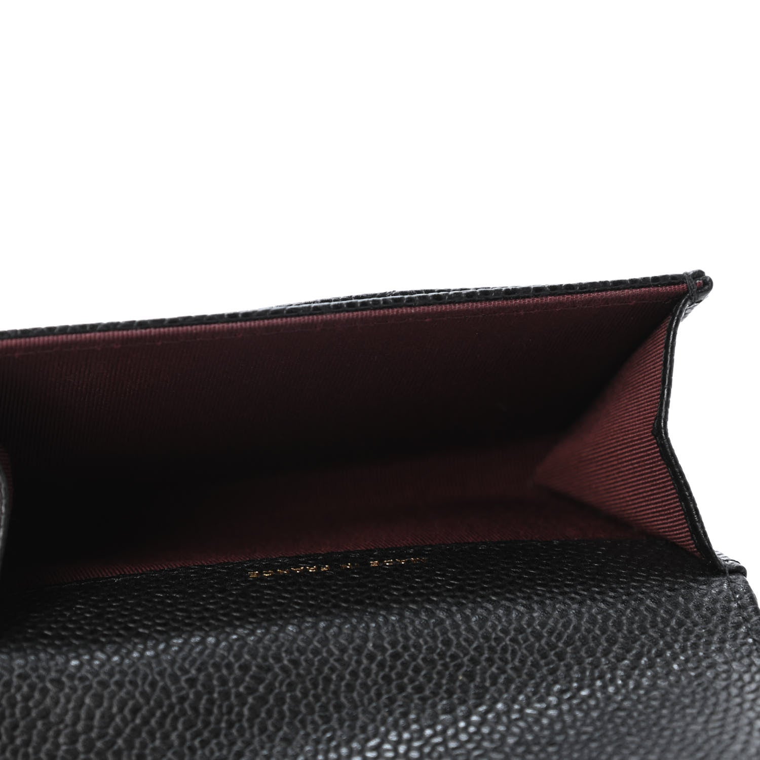 Chanel Caviar Quilted Flap Card Holder Wallet Black 4 of 4