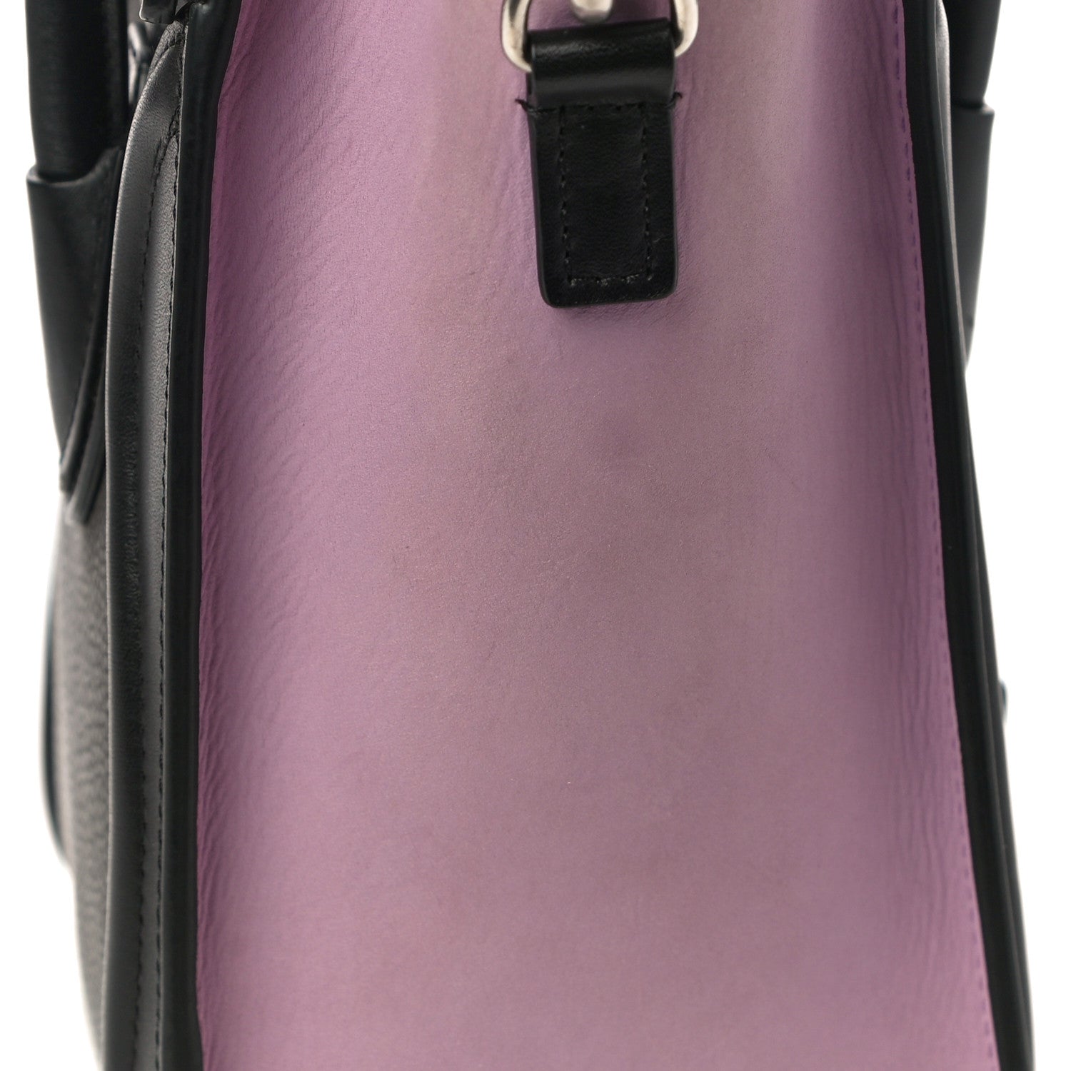 Celine Smooth Drummed Calfskin Tri-color Nano Luggage Anthracite 11 of 11
