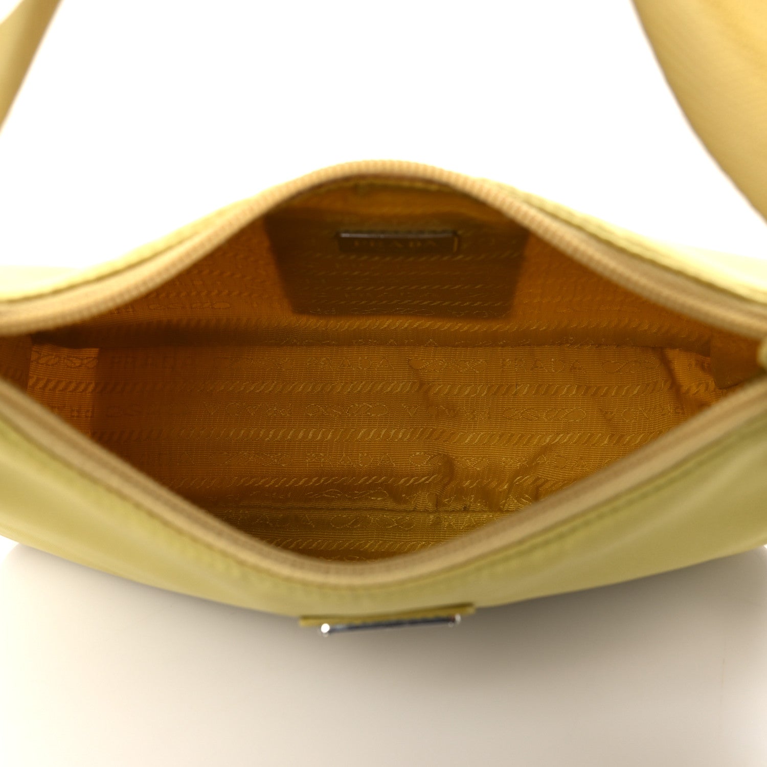 Prada Tessuto Nylon Saffiano Mini Re-Edition 2000 Bag Ananas 5 of 10