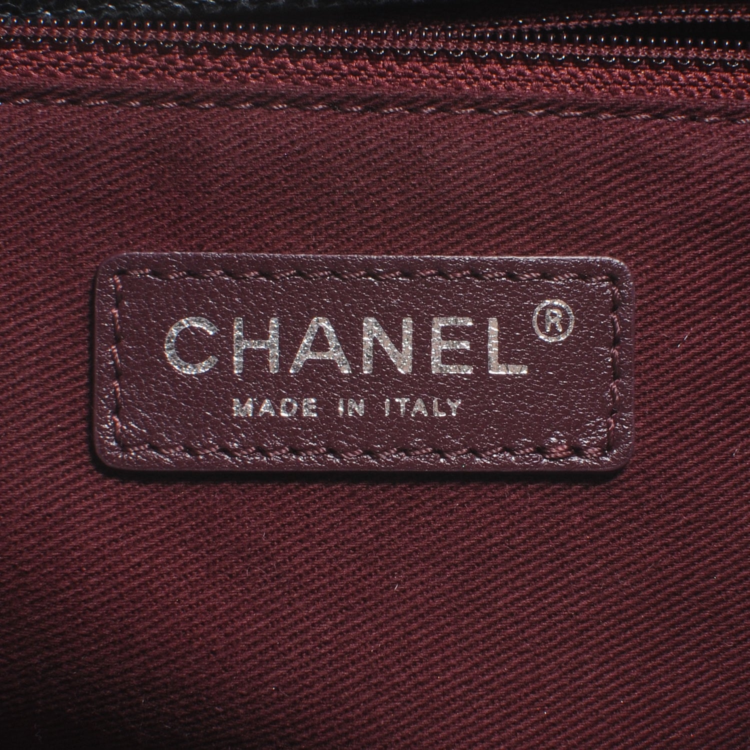Chanel Caviar CC Crave Jumbo Flap Black 9 of 10